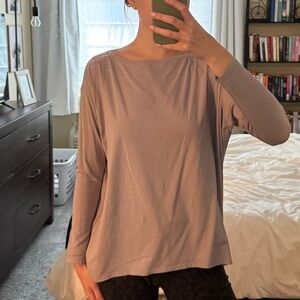 Lululemon | Women's Long Sleeve Top - Gray/Purple